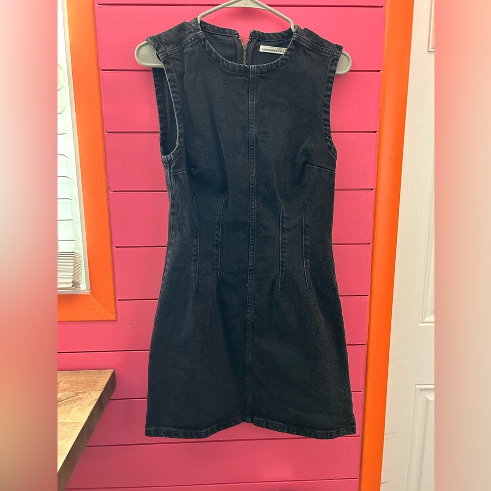 Abercrombie Black Jean Dress